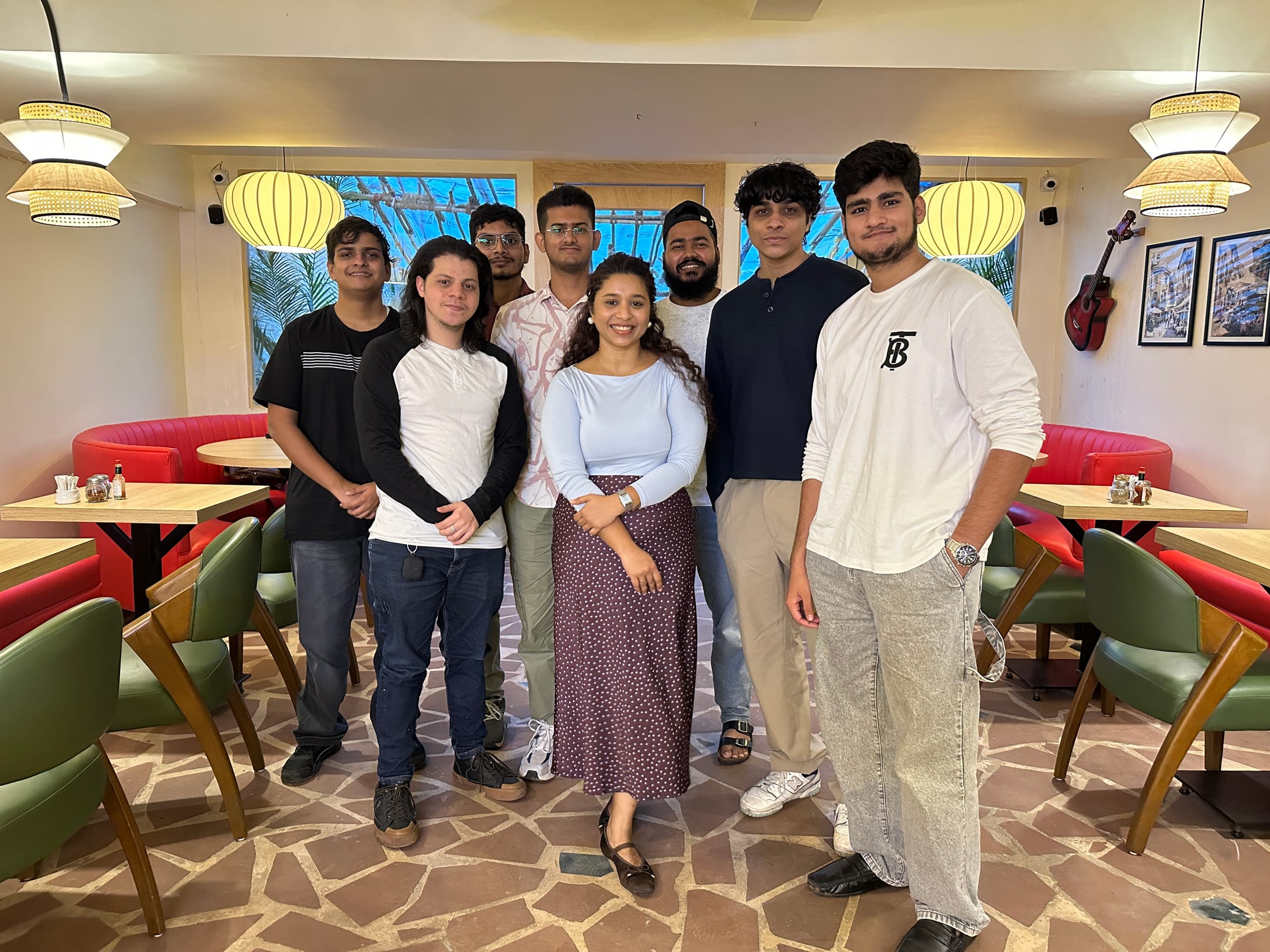 The full Breakout School room together on 8 August — founders, builders, and investors