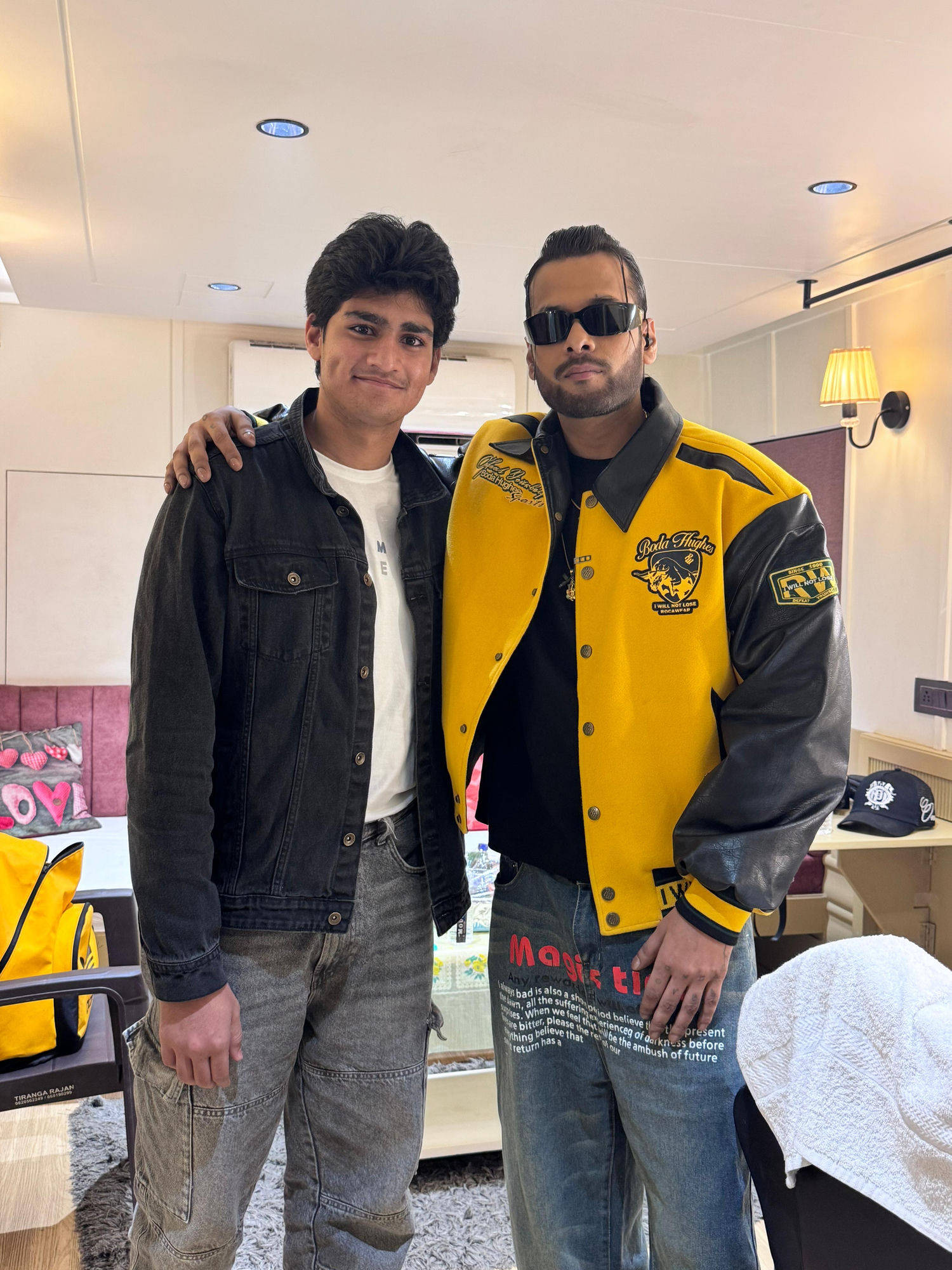 With rapper Ikka
