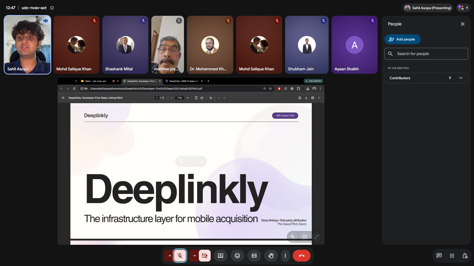 Deeplinkly pitch live